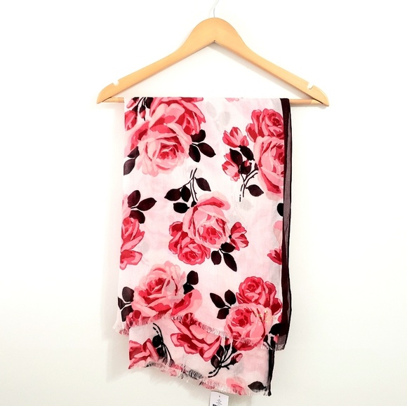 kate spade Accessories - ⬇️  Kate Spade | In Bloom Rosa Rose Scarf